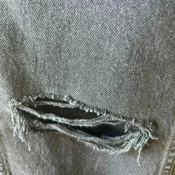 SLVRLAKE Virginia Slim Jeans in Shadow Ridge Deconstructed